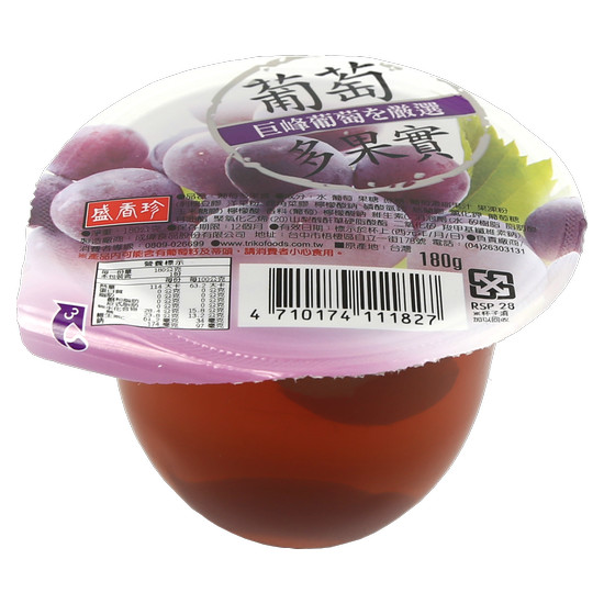 盛香珍葡萄多果實 180g