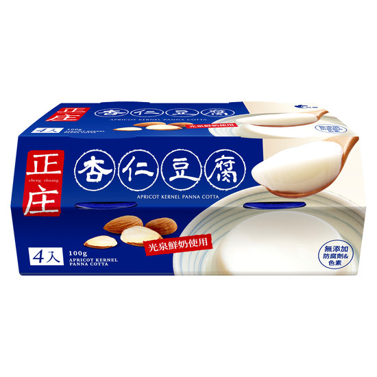 光泉正庄杏仁豆腐 100g*4入