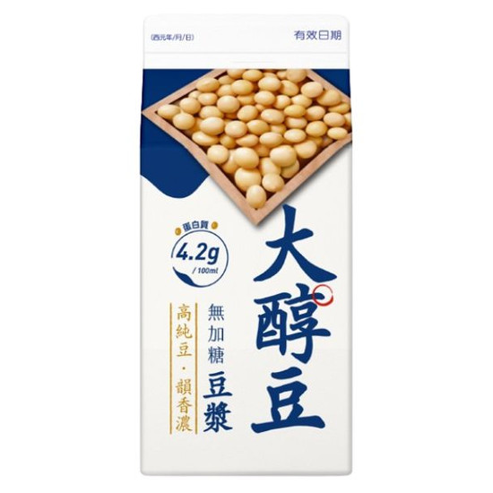 大醇豆無加糖豆漿 375ml