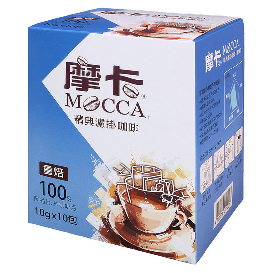 摩卡精典濾掛咖啡-重焙 10g*10入