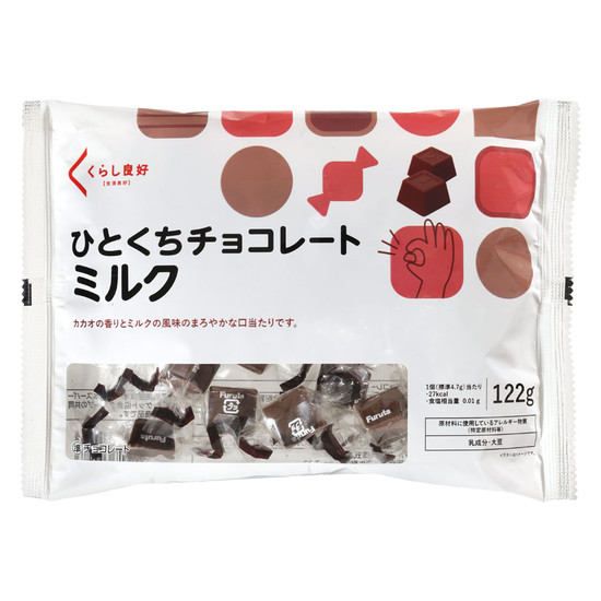 生活良好牛奶可可糖 122g