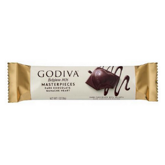 GODIVA經典大師巧克力棒-巧克力醬夾心黑巧克力 30g