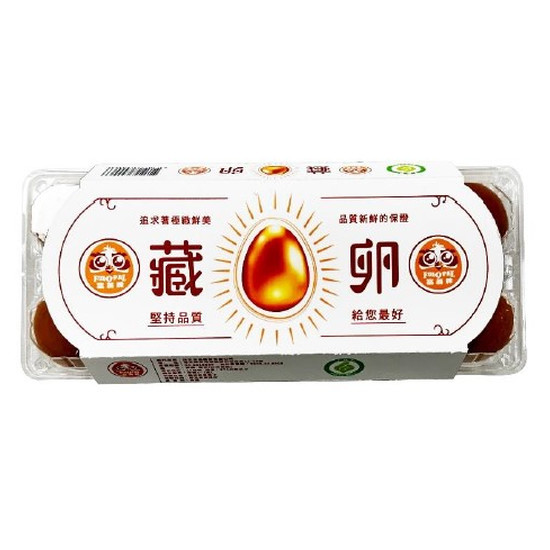 富翁牌藏卵紅殼蛋 600g+-15g(10入)