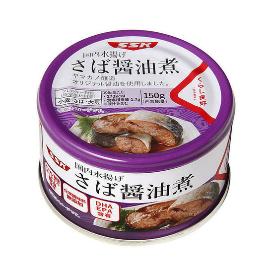 生活良好醬油鯖魚罐(易開罐) 淨重150g固形量100g