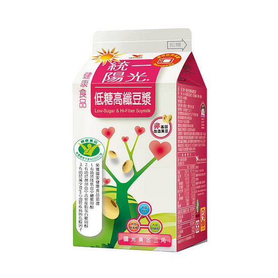 統一陽光低糖高纖豆漿 400ml