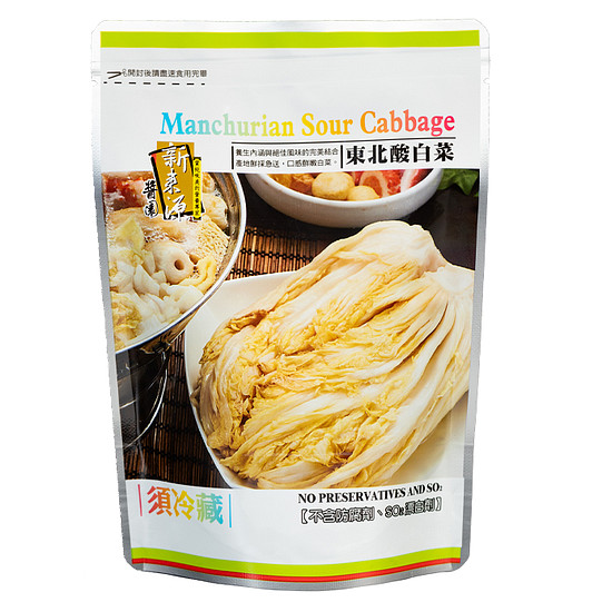 新來源醬園東北酸白菜 內容量250g固形量180g