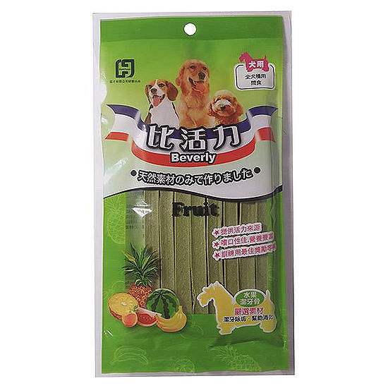 比活力水果潔牙骨 8入(100g)