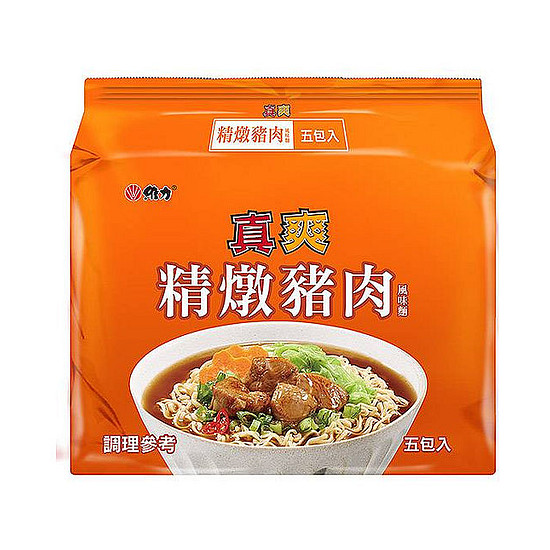 維力真爽袋麵－精燉豬肉風味麵 80g*5入