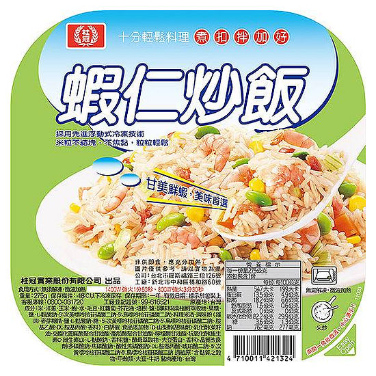 桂冠輕鬆生活蝦仁炒飯 275g