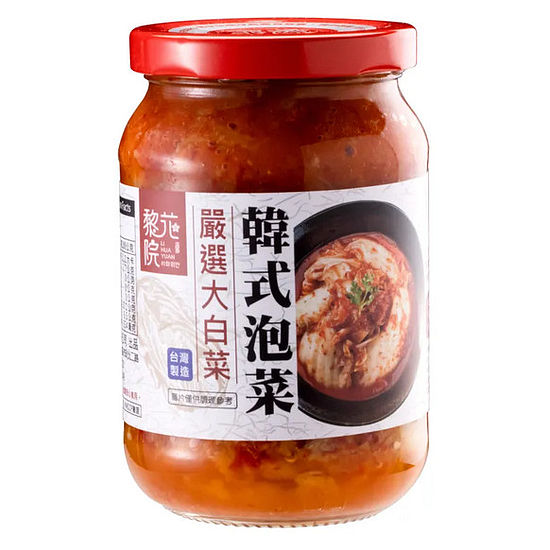 黎花院韓式泡菜(玻璃瓶) 內容物300g固形物230g
