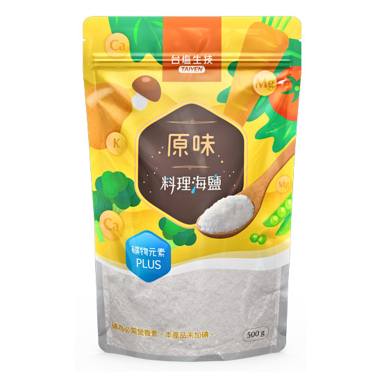 台鹽原味料理海鹽 500g
