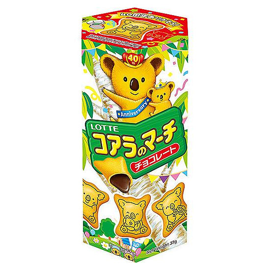 樂天小熊餅-巧克力 37g