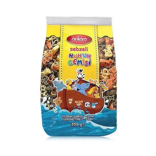 ankara安卡蘿三色蔬菜卡通麵 350g