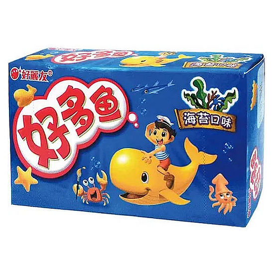 益科 好麗友好多魚餅乾-海苔口味 90g