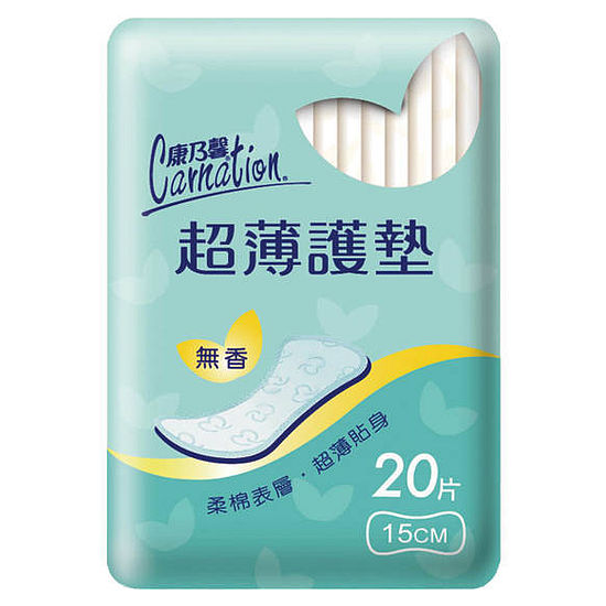 康乃馨超薄護墊-無香型 20片x4入