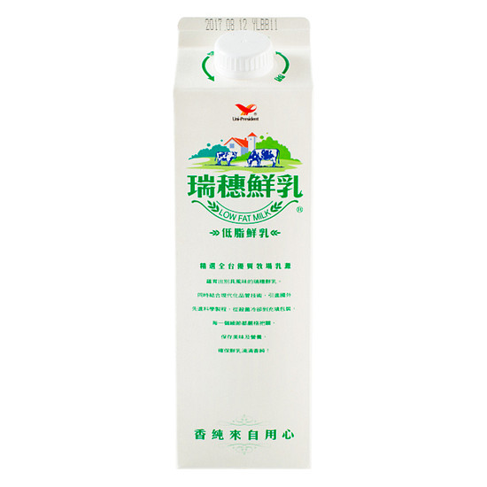 統一瑞穗低脂鮮乳 930ml