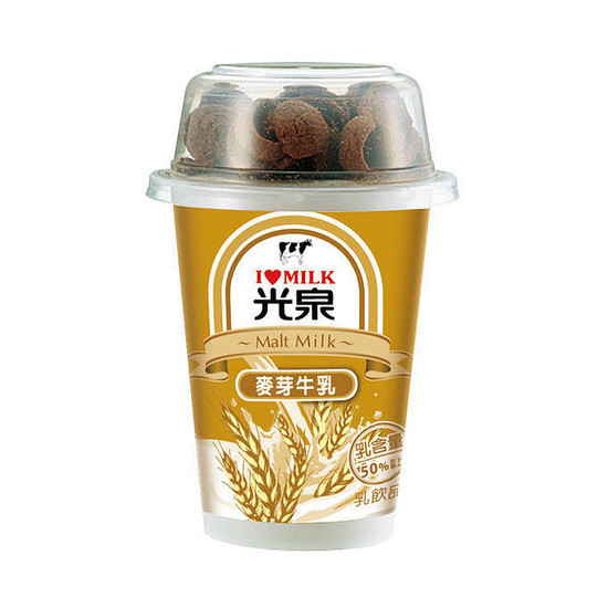 光泉麥芽牛乳┼巧克力脆片 245ml