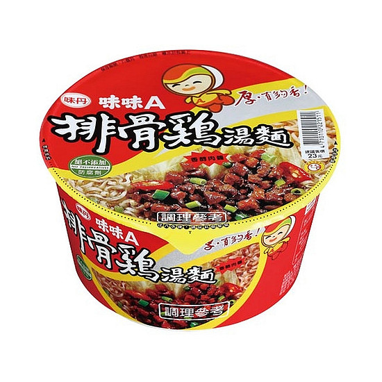 味味A碗麵-排骨雞湯麵 90gx3入