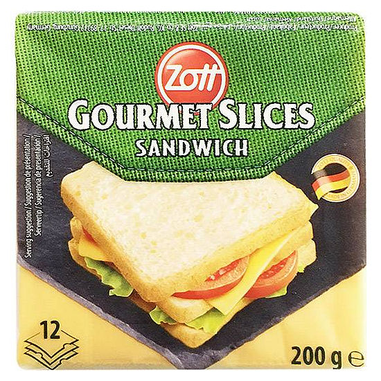 Zott濃特乾酪切片-三明治 200g(12入)