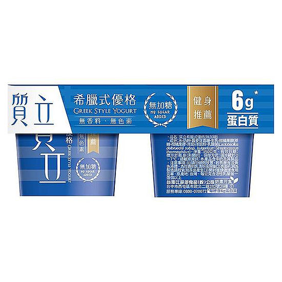 質立希臘式優格-無加糖 150g*2入