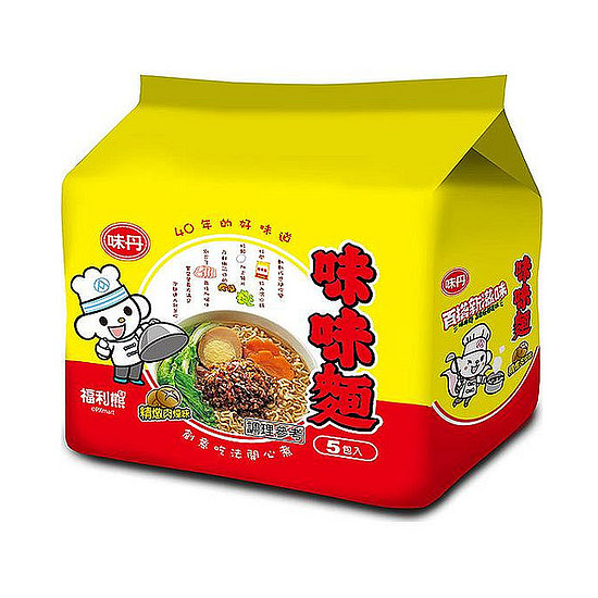 味丹味味麵-精燉肉燥湯麵 78g*5入