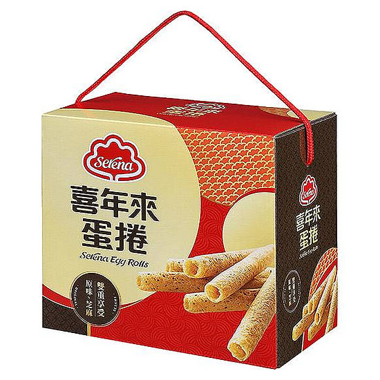 喜年來蛋捲吉福禮盒 384g(4支*6入)