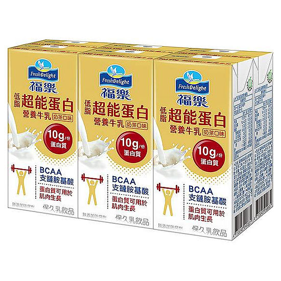 福樂超能蛋白營養牛乳-奶茶口味 200ml*6入