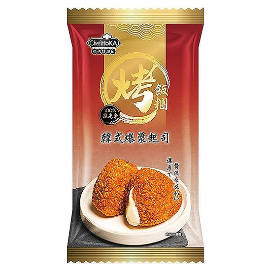 荷卡韓式爆漿起司烤飯糰 105g*2入
