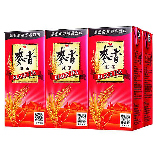 統一麥香紅茶(鋁箔包) 375ml*6入