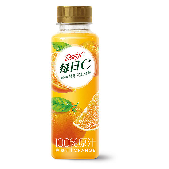 每日C100%柳橙汁 310ml