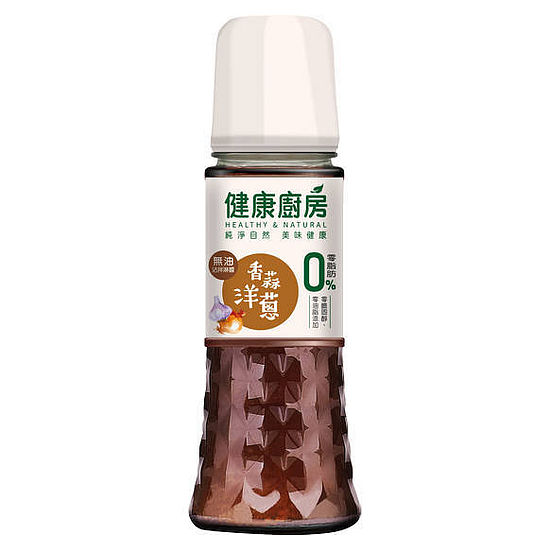 健康廚房無油沾拌淋醬－香蒜洋蔥 180ml