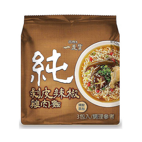 維力一度贊袋麵-剝皮辣椒雞肉麵 185g*3入