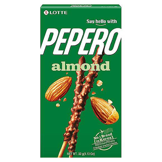 LOTTE PEPERO杏仁巧克力口味餅乾棒 32g