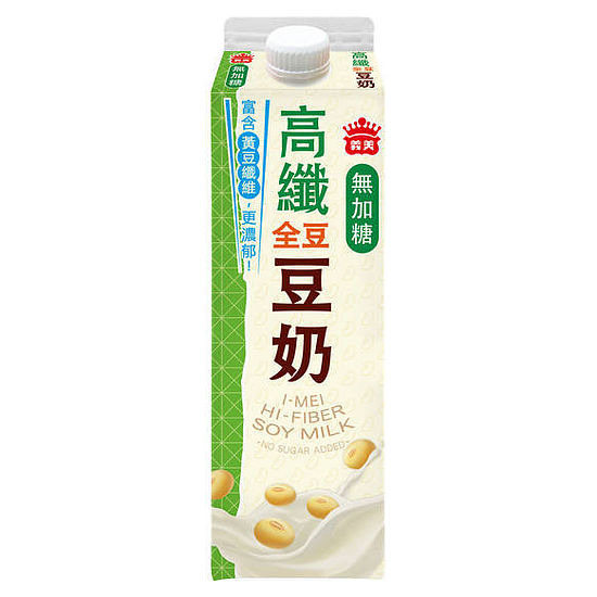義美無加糖高纖全豆豆奶 936ml