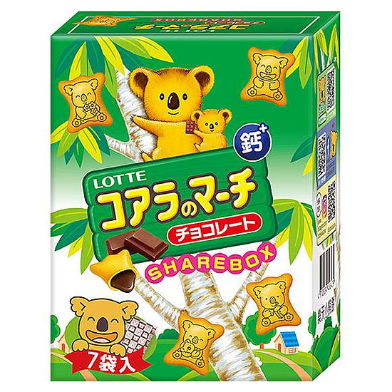 樂天小熊餅-巧克力風味分享包 98g(14g*7入)