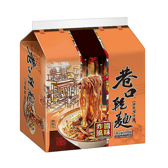 巷口乾麵炸醬風味 100g*4入