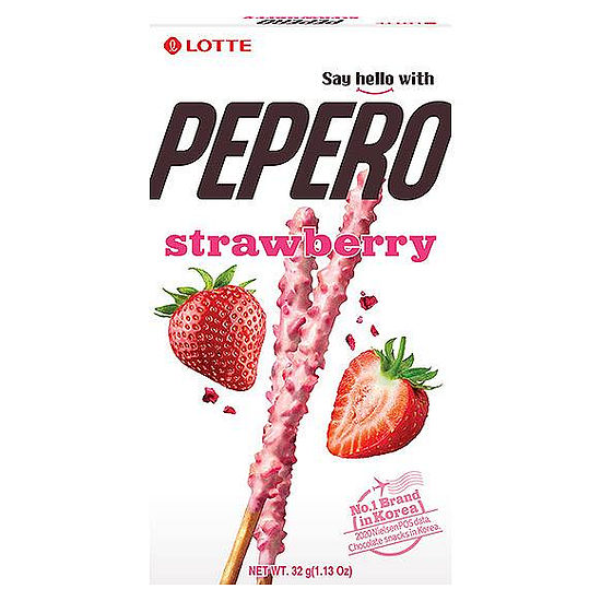 LOTTE PEPERO餅乾棒-草莓脆粒 32g