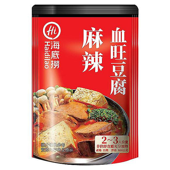 海底撈麻辣血旺豆腐火鍋湯底 800g