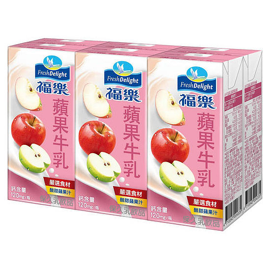 福樂蘋果牛乳 200mlx6包