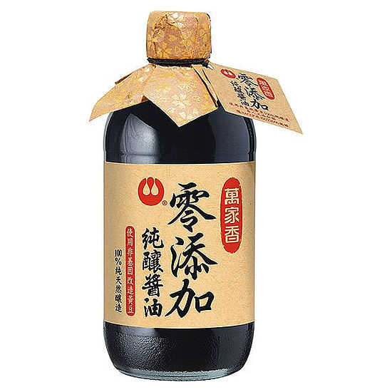 萬家香零添加純釀醬油 450ml