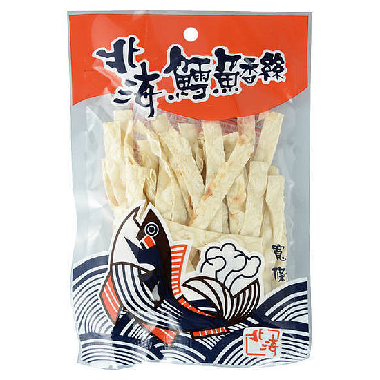 北海鱈魚香絲-寬條 38g