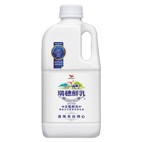 統一瑞穗全脂鮮奶 1858ml