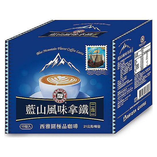 西雅圖藍山風味拿鐵二合一 21g*15入