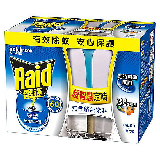 雷達超智慧薄型液體電蚊香組-無臭無味 41ml