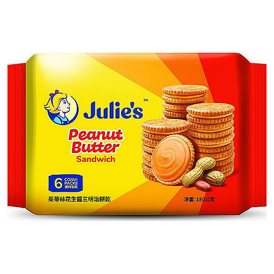 茱蒂絲花生醬三明治餅乾 180g