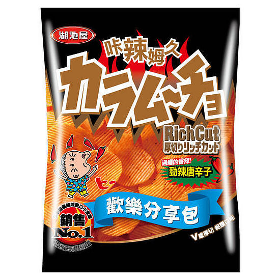 口卡辣姆久歡樂分享包-V感厚切勁辣唐辛子 95g