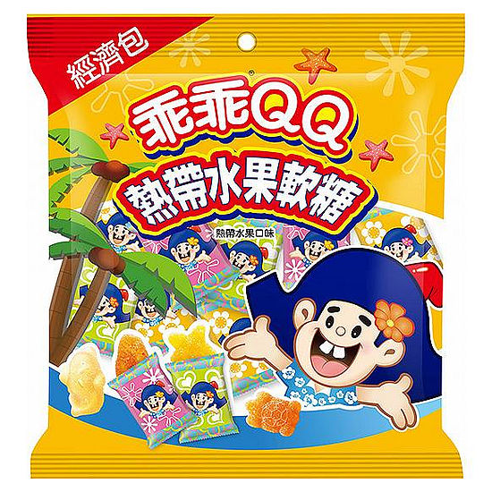 乖乖QQ水果軟糖經濟包-熱帶水果口味 190g