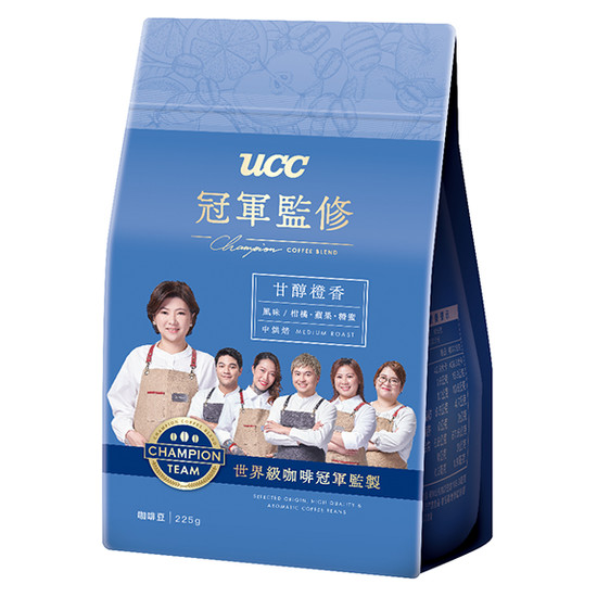 UCC冠軍監修咖啡豆-甘醇橙香225g - 全聯小時達