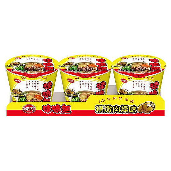 味味麵杯麵-精燉肉燥湯麵 52g*3入