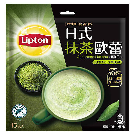 立頓絕品醇日式抹茶歐蕾 19g*15入